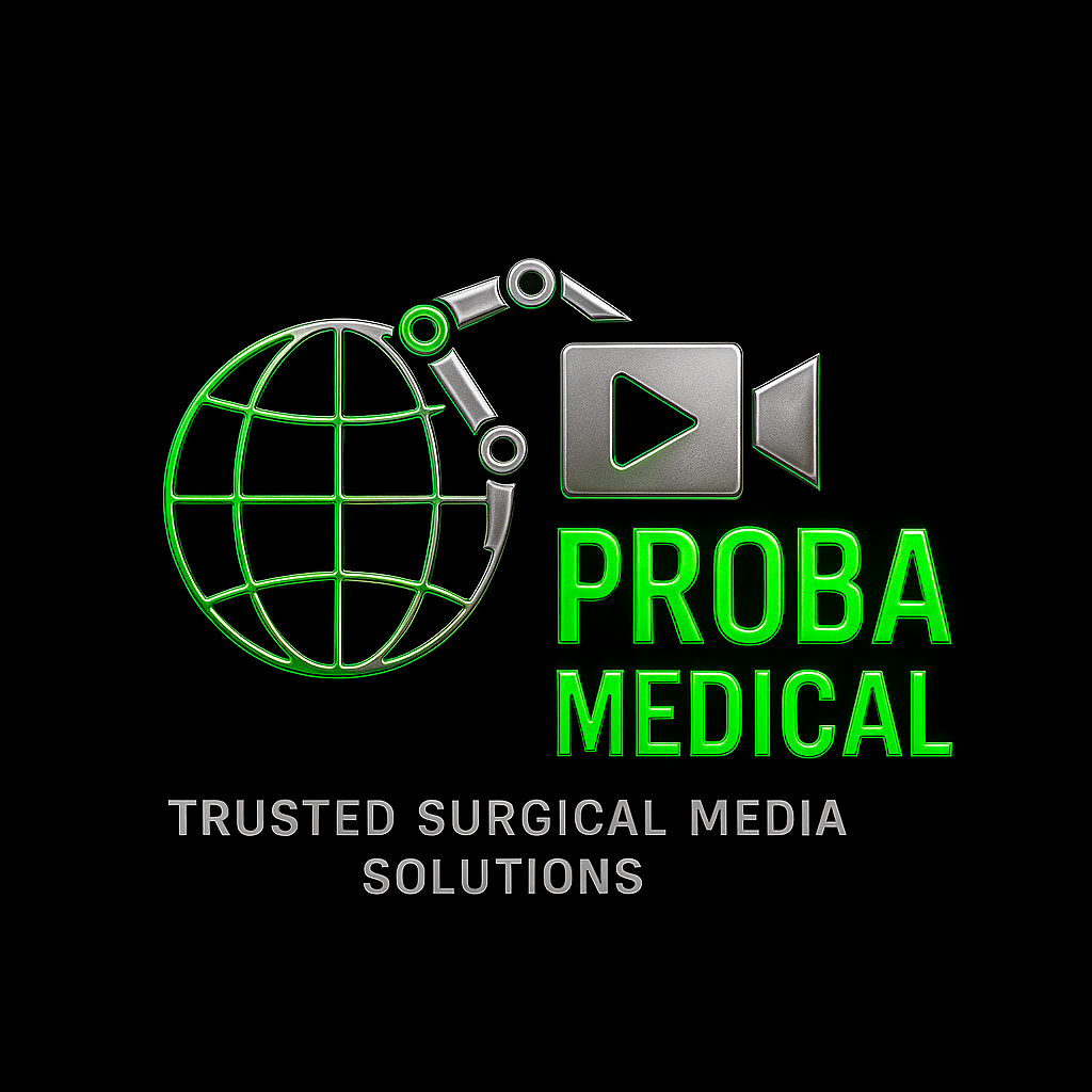 Proba Medical logo – Trusted Surgical Media Solutions